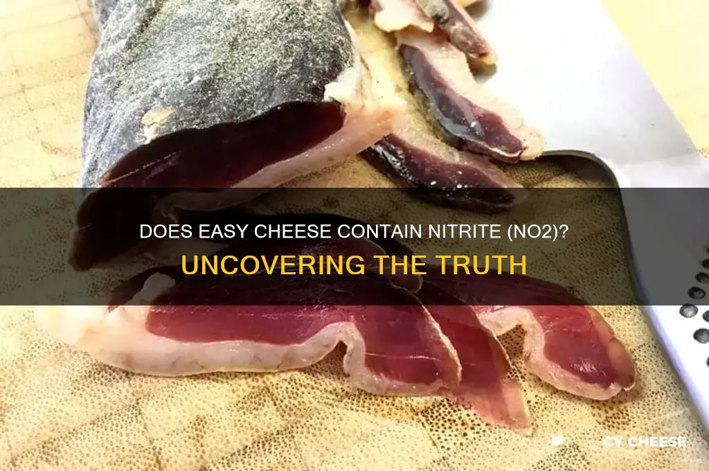 does easy cheese have no2