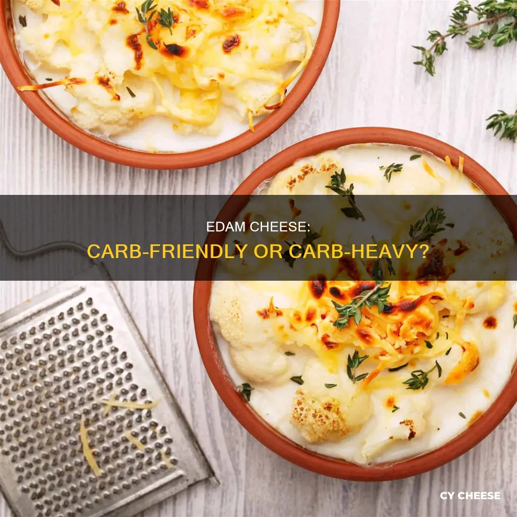 does edam cheese have carbs