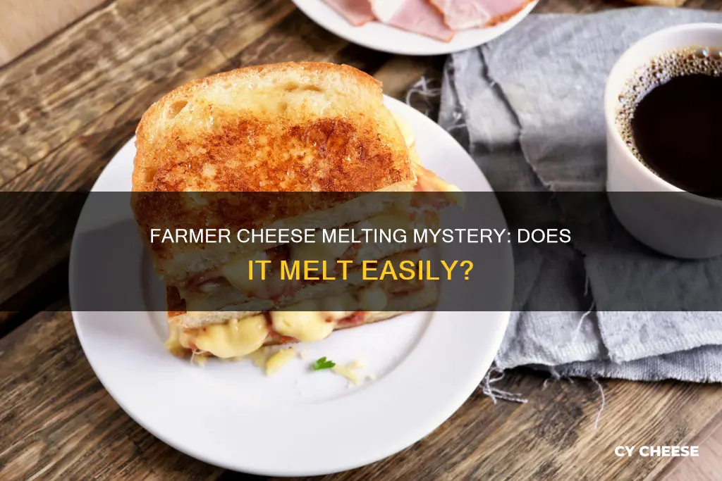 does farmer cheese melt