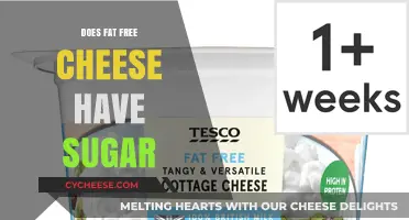 Fat-Free Cheese: Sugar Substitute or Healthy Option?