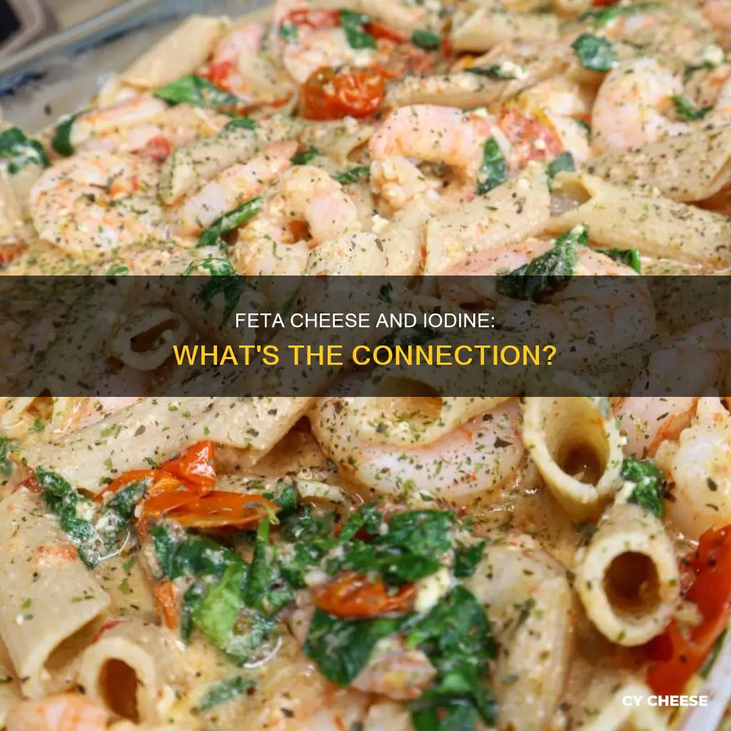 does feta cheese have iodine