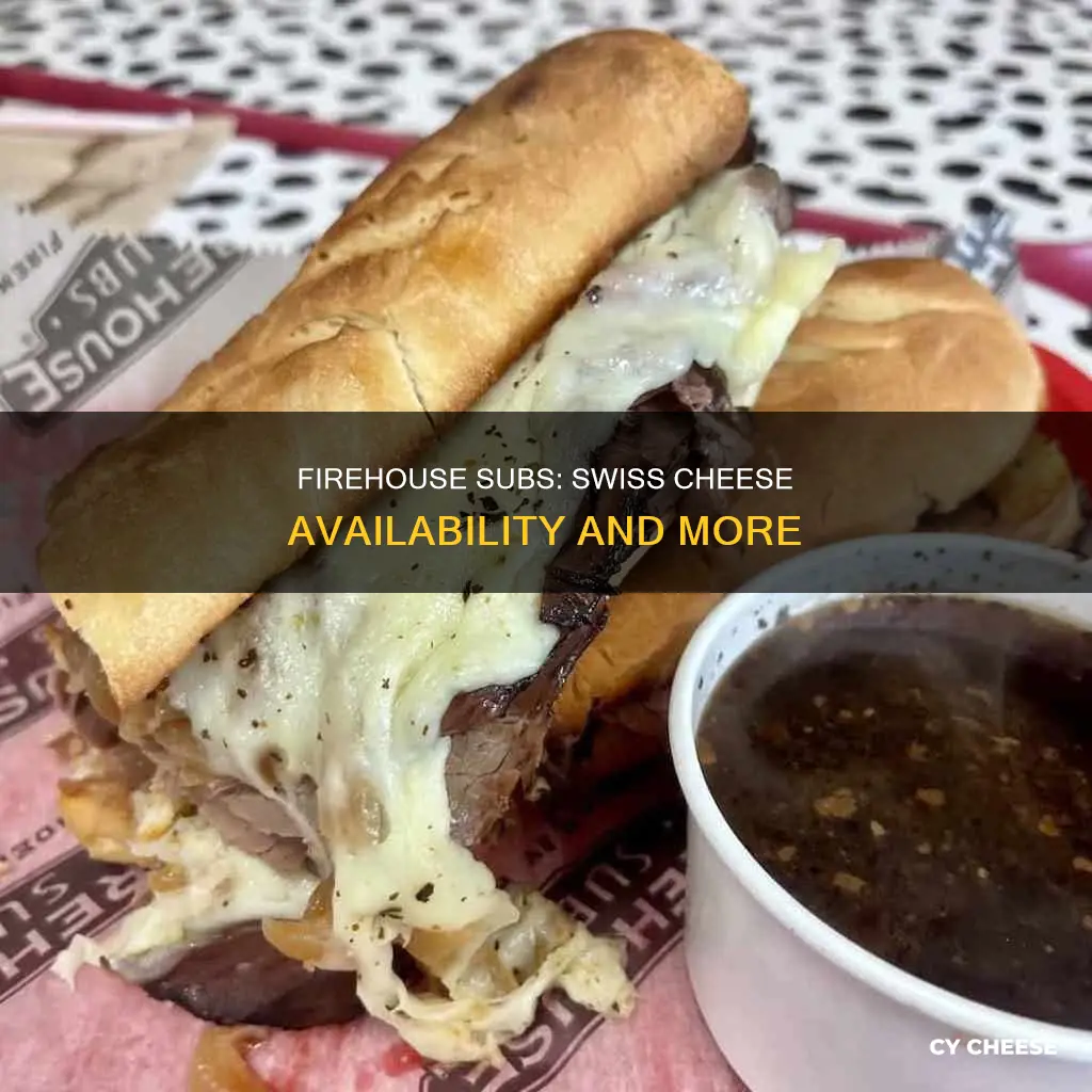 does firehouse subs have swiss cheese