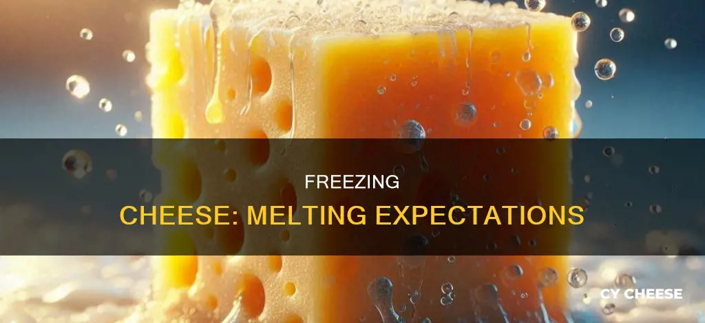 does frozen cheese melt well