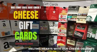 Giant Eagle's Chuck E. Cheese Gift Card Availability