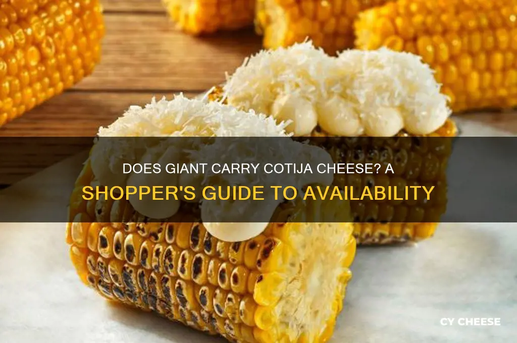 does giant sell cojita cheese