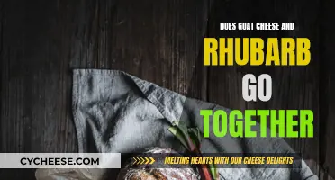 Goat Cheese and Rhubarb: A Perfect Pairing?