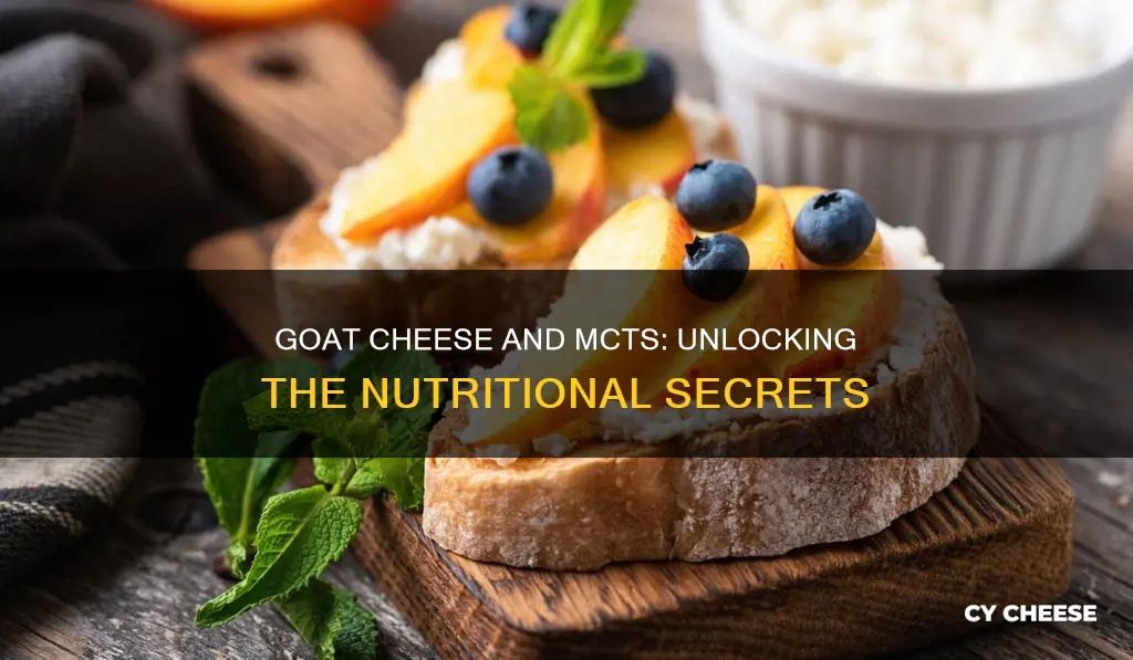 does goat cheese contain mct