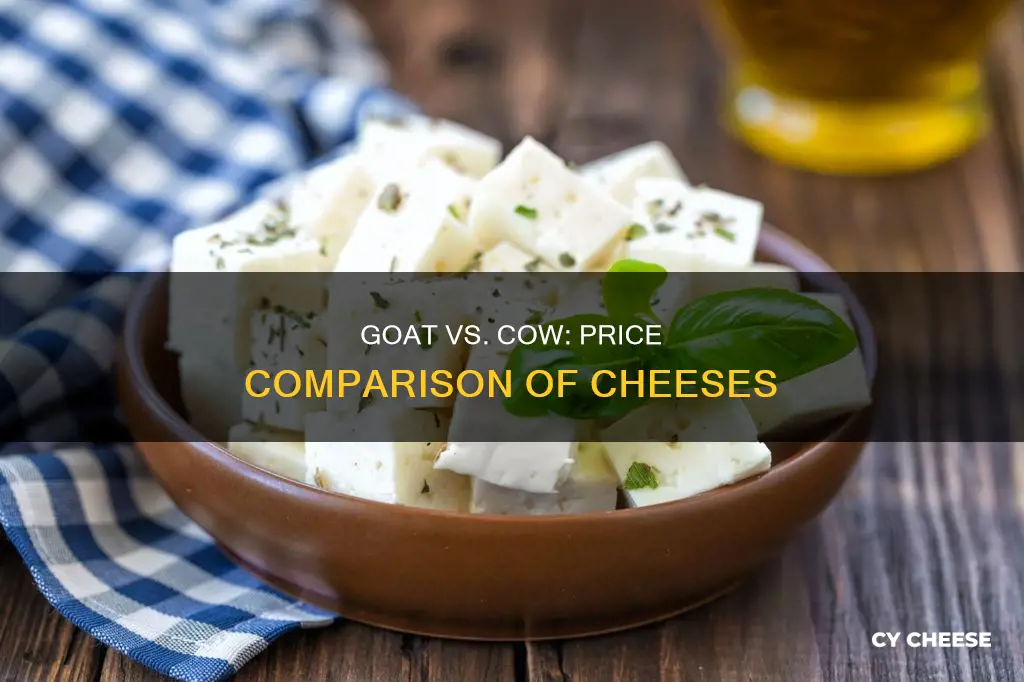 does goat cheese cost more than cow cheese