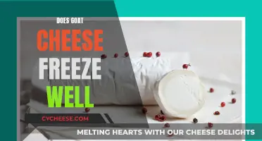 Goat Cheese Freezing: Does It Affect Quality and Taste?