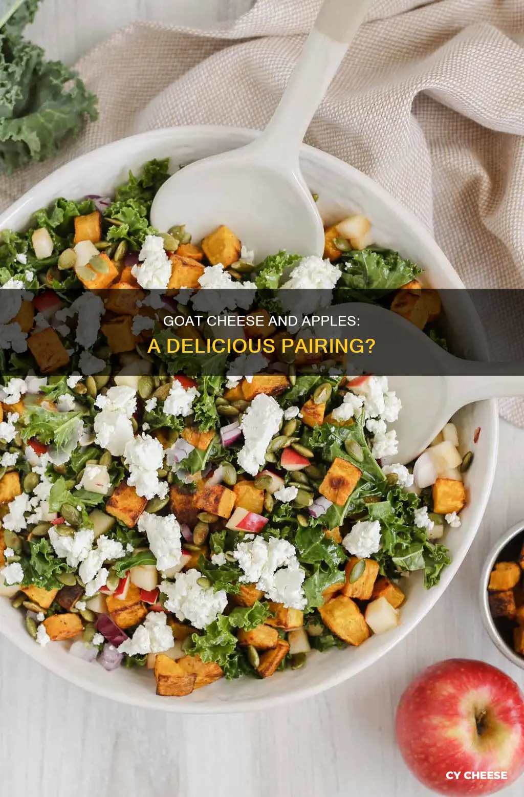does goat cheese go with apples