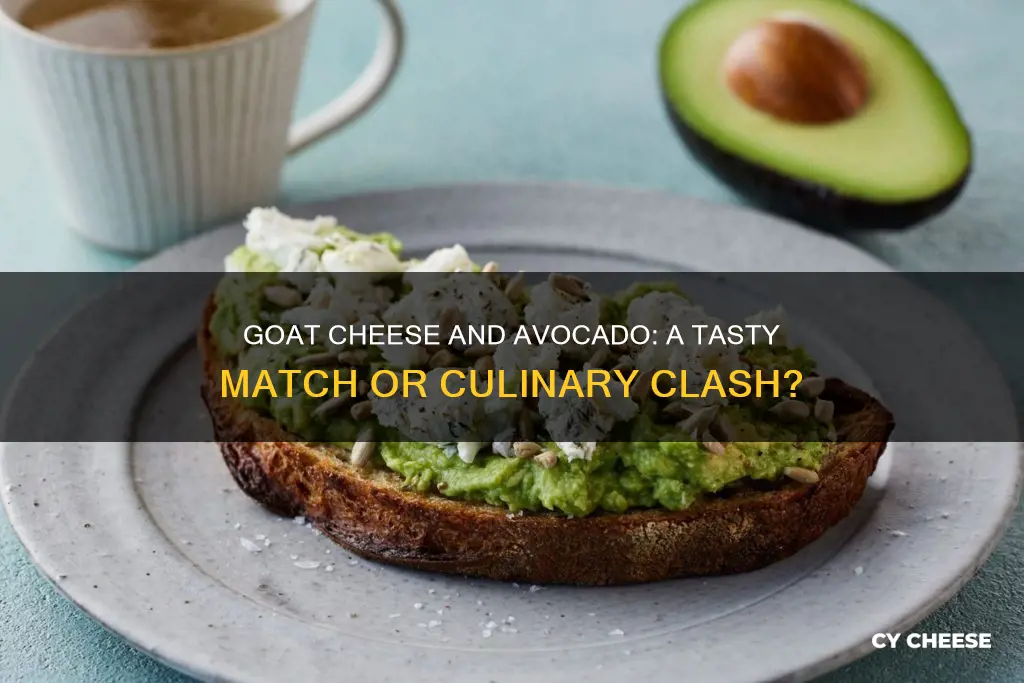 does goat cheese go with avocado