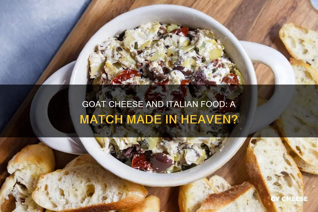 does goat cheese go with italian food