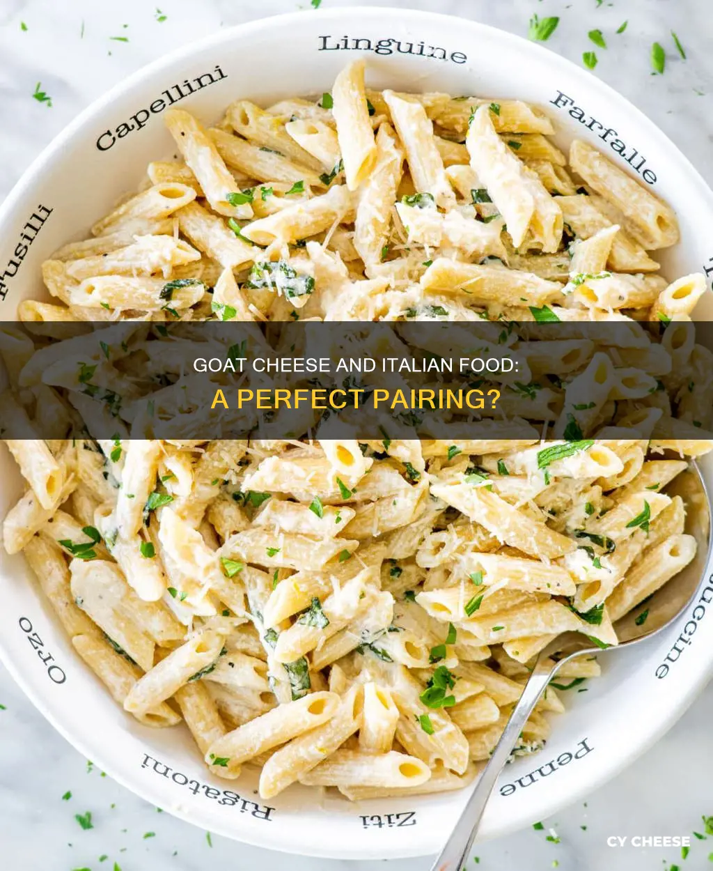 does goat cheese go with italian food