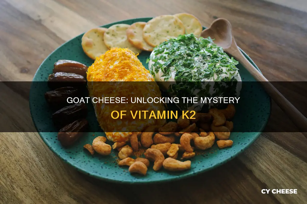 does goat cheese have k2