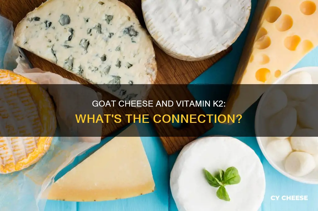 does goat cheese have vitamin k2