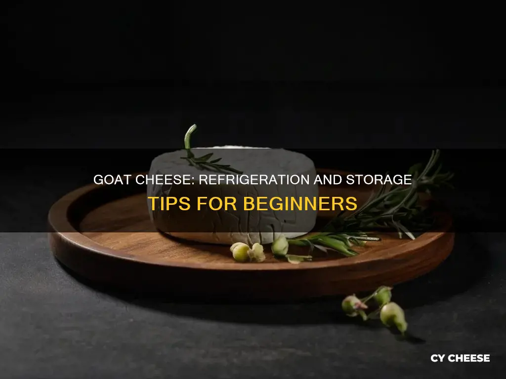 does goat cheese need to be refrigerated