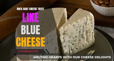 Goat Cheese and Blue Cheese: Similar or Distinct?