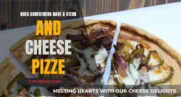 Godfather's Pizza: A Classic Steak and Cheese Delight