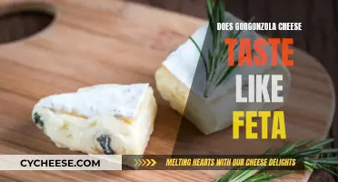 Gorgonzola and Feta: Similar Cheeses, Different Taste?