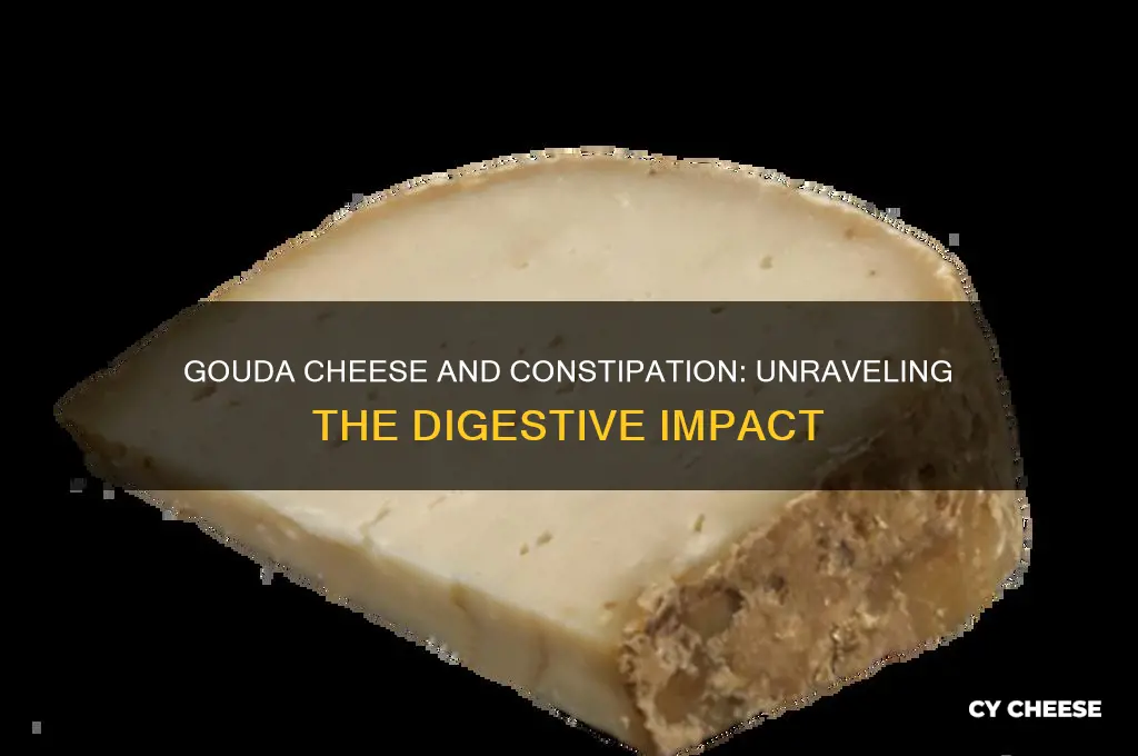 does gouda cheese cause constipation