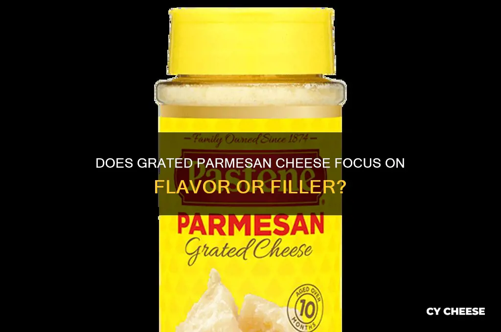 does grated paremsan cheese focbsd