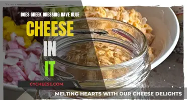 Greek Dressing: Blue Cheese or Not?