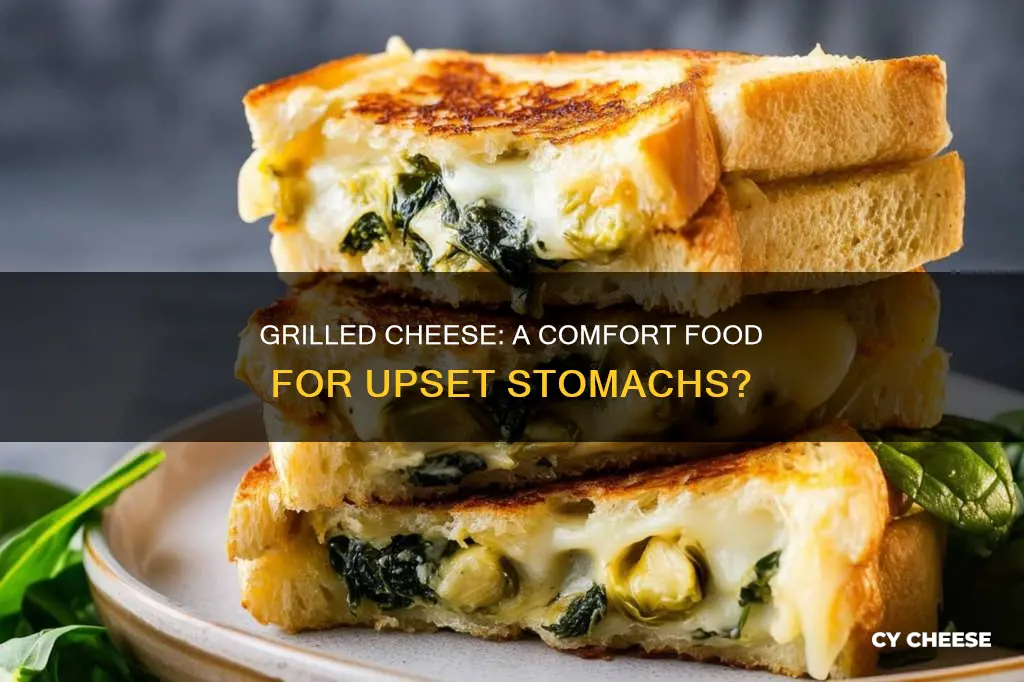 does grilled cheese settle your stomach