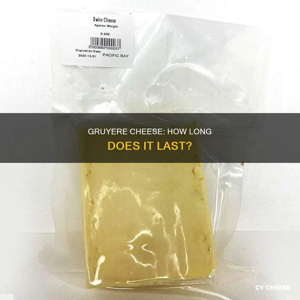does gruyere cheese go bad