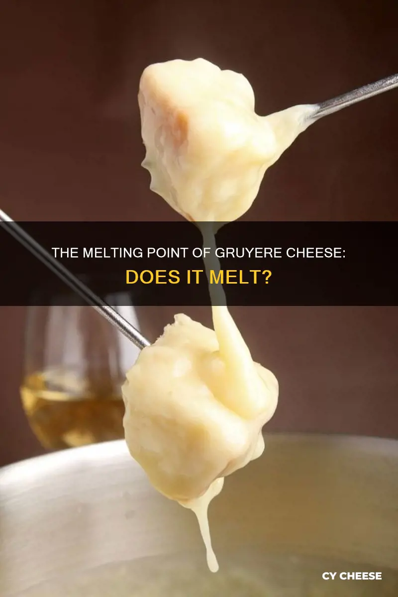 does gruyere cheese melt