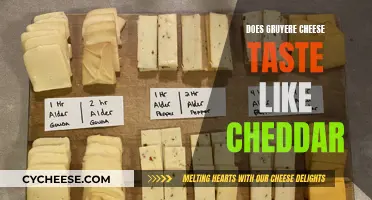 Gruyere vs. Cheddar: Unveiling the Flavorful Differences