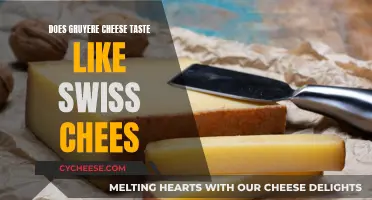 Gruyere and Swiss Cheese: Similar or Distinct?