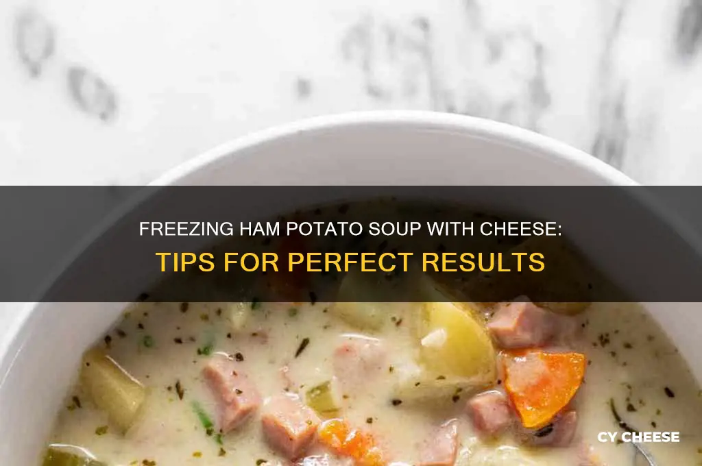 does ham potato soup with cheese freeze well