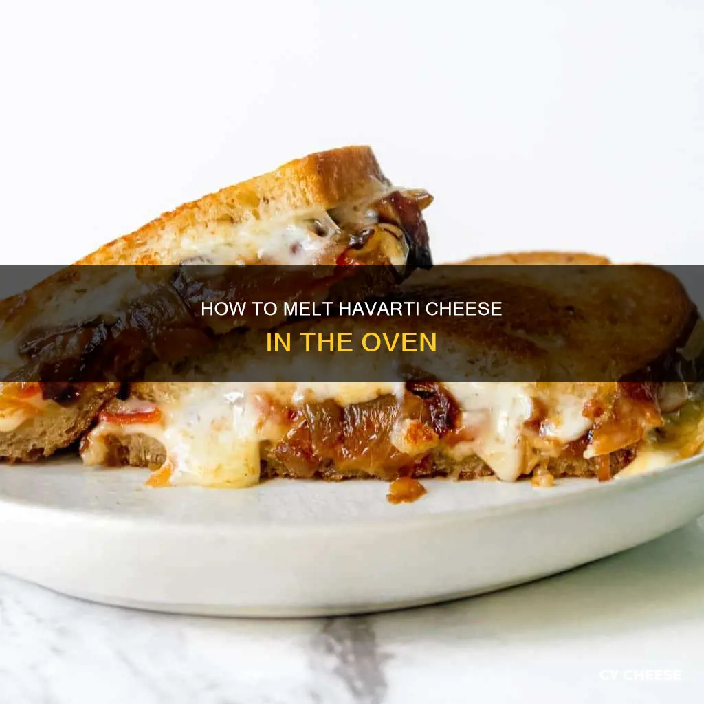 does harvarti cheese melt in oven
