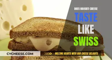 Havarti and Swiss Cheese: Similar or Distinct?