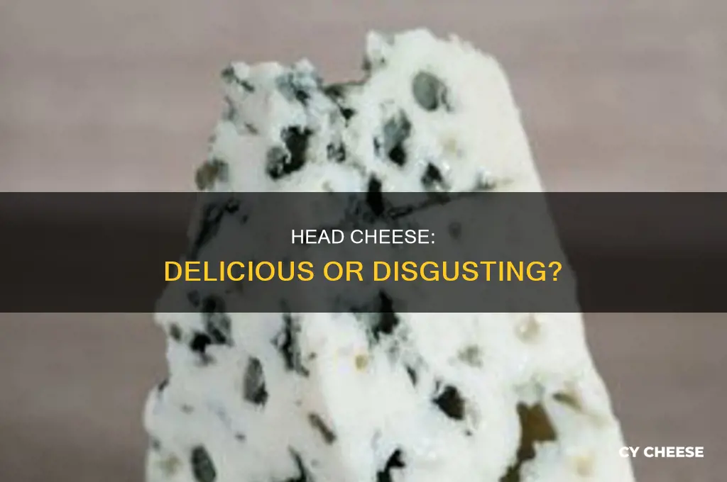 does head cheese taste good