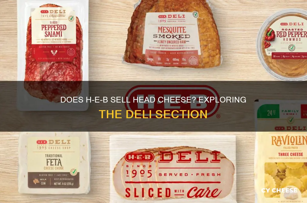 does heb sell head cheese