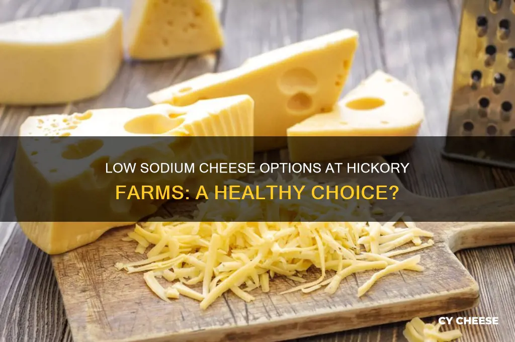 does hickory farms have any low sodium cheese