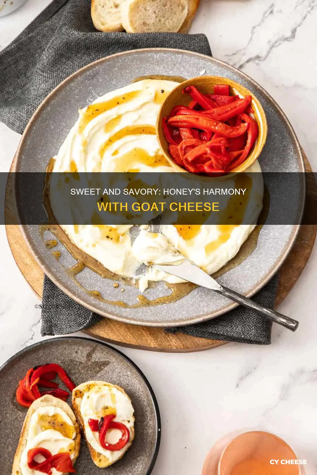 does honey go with goat cheese