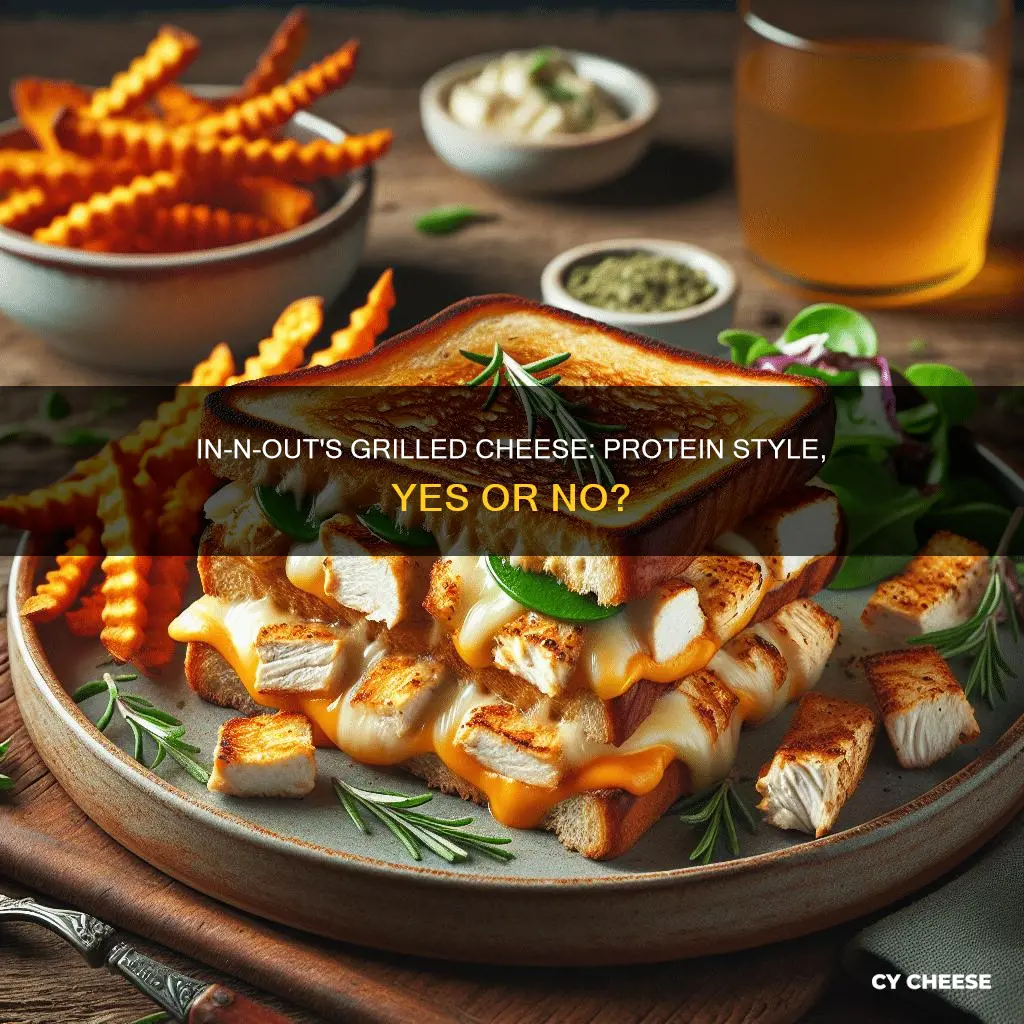 does in n out do grilled cheese protein style