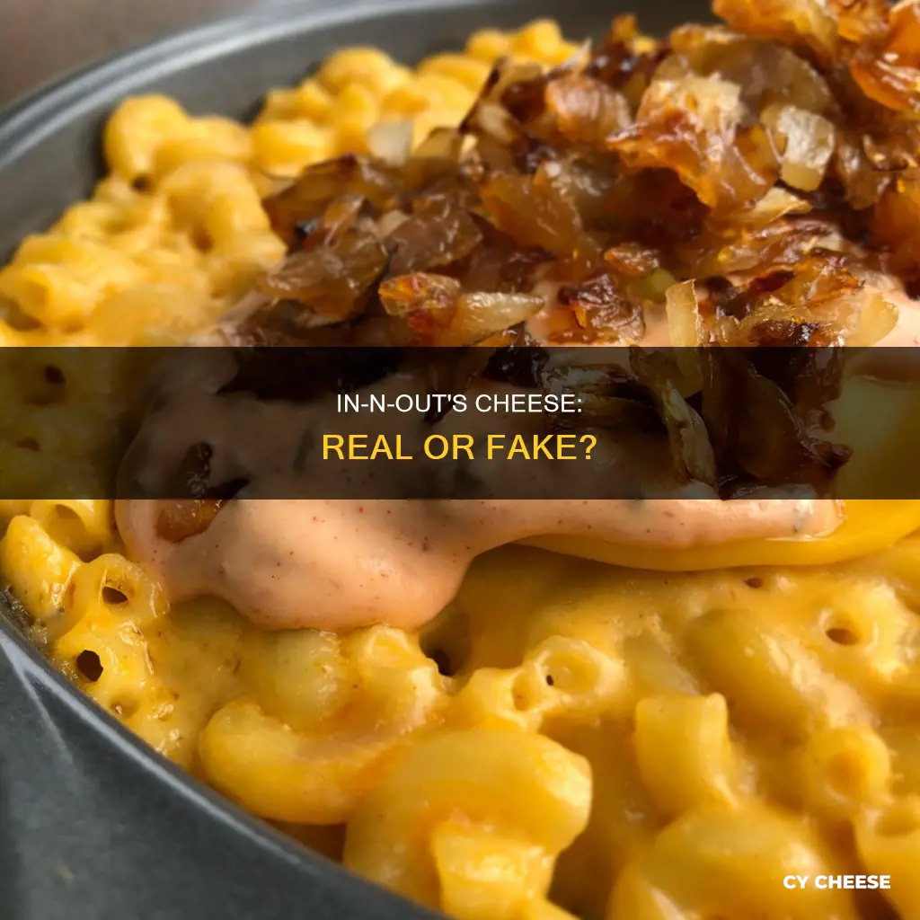 does in n out use real cheese