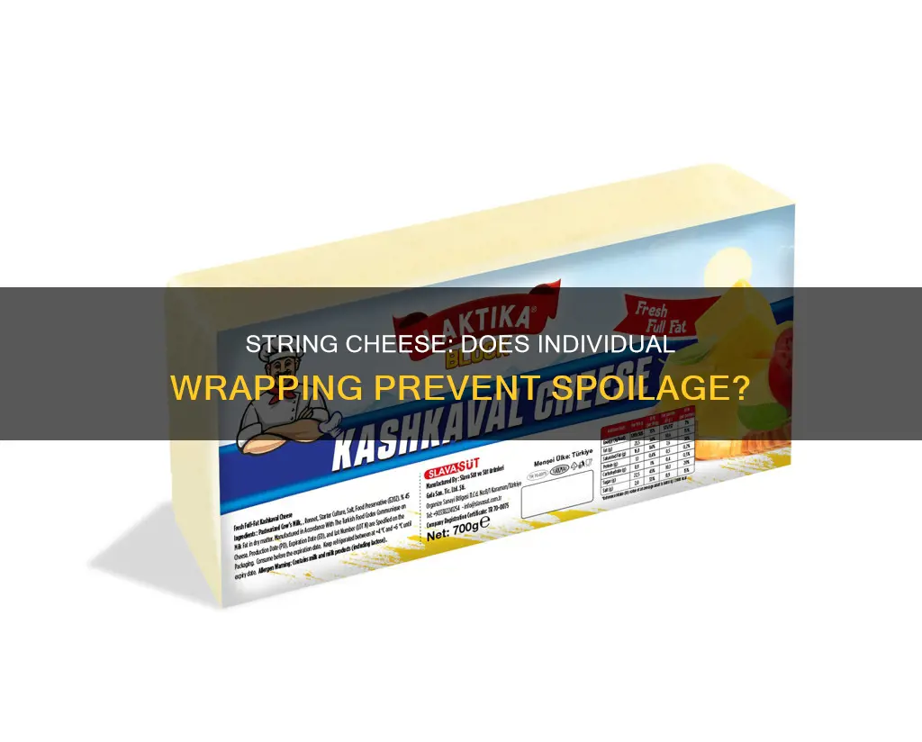 does individually wrapped string cheese go bad