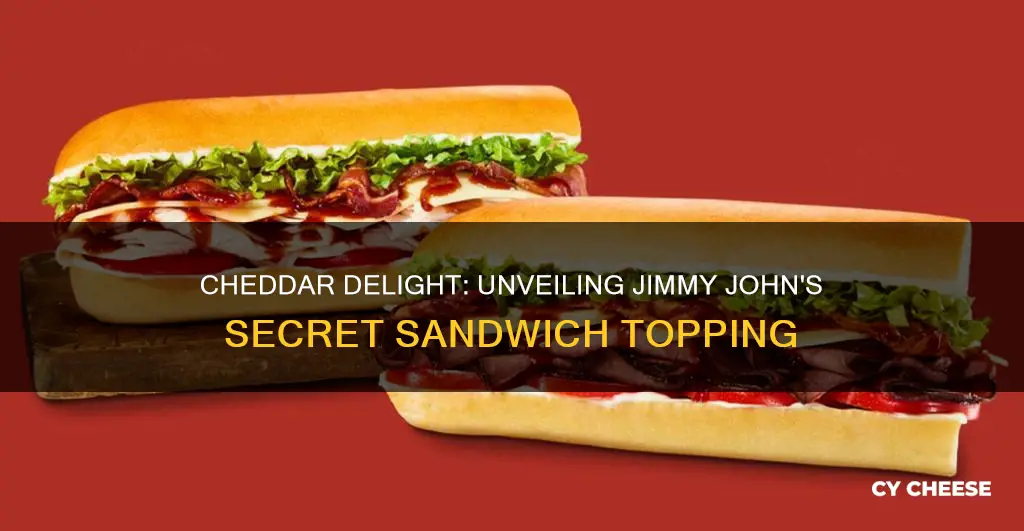 does jimmy johns offer cheddar cheese on their sandwiches