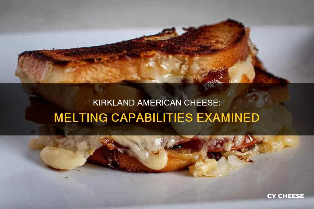 does kirkland american cheese melt