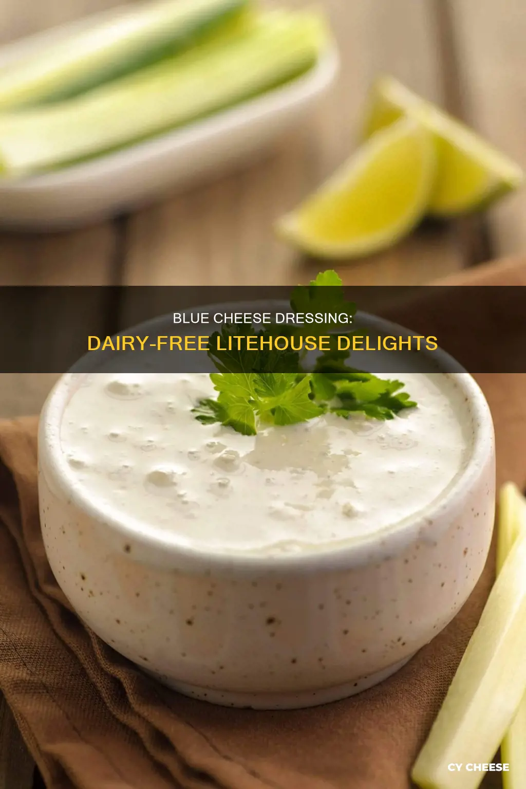 does litehouse chunky blue cheese dressing have dairy in it