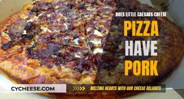 Little Caesars' Cheese Pizza: A Pork-Free Delight?