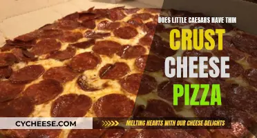 Little Caesars Thin Crust Pizza: Cheese Option Available?