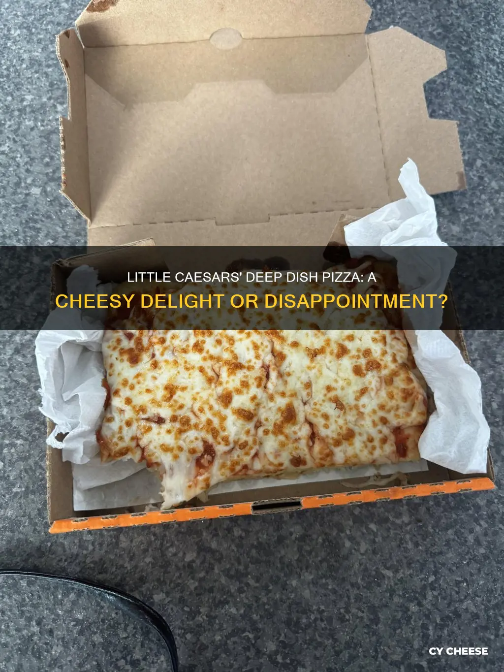 does little ceesars have cheese deep dish pizza