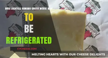 Does Locatelli Romano Cheese Wedge Require Refrigeration? A Guide