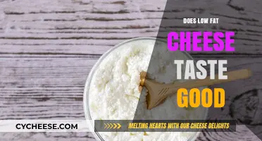 Low-Fat Cheese: Delicious or Disappointing?