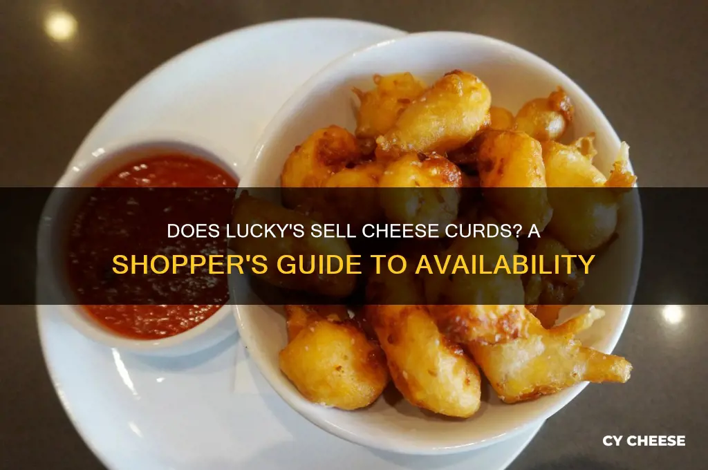 does luckys sell cheese curds